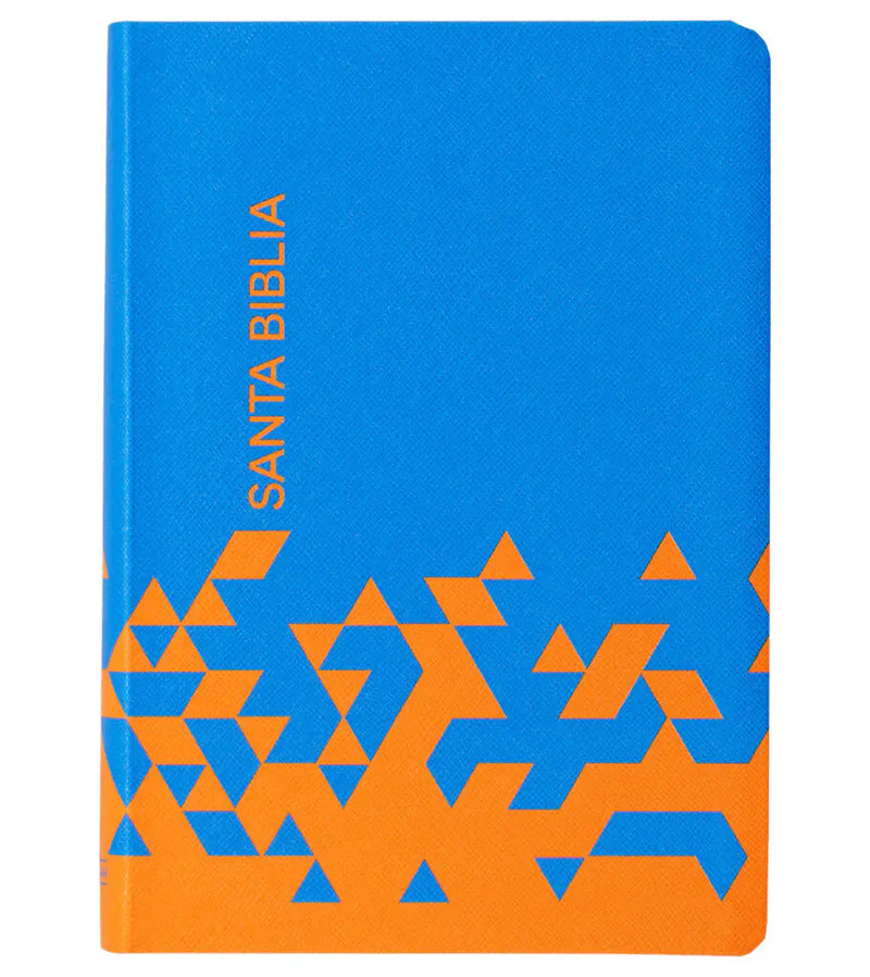 Cargue la imagen en el visor de la galería, Santa Biblia NVI para regalos y premios, Símil piel océano y papaya
