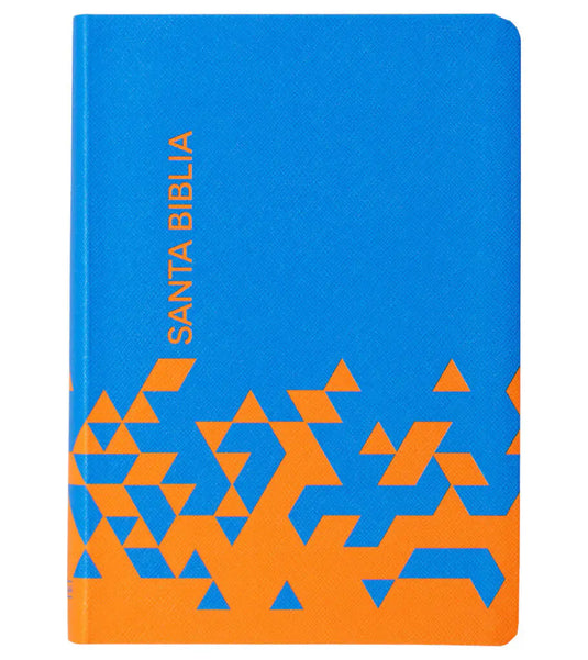 Santa Biblia NVI para regalos y premios, Símil piel océano y papaya