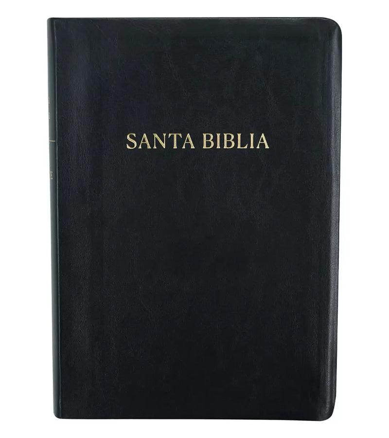 Cargue la imagen en el visor de la galería, Biblia ultrafina RVR 1960, Letra Súper Gigante, símil piel negra
