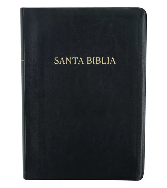 Biblia ultrafina RVR 1960, Letra Súper Gigante, símil piel negra