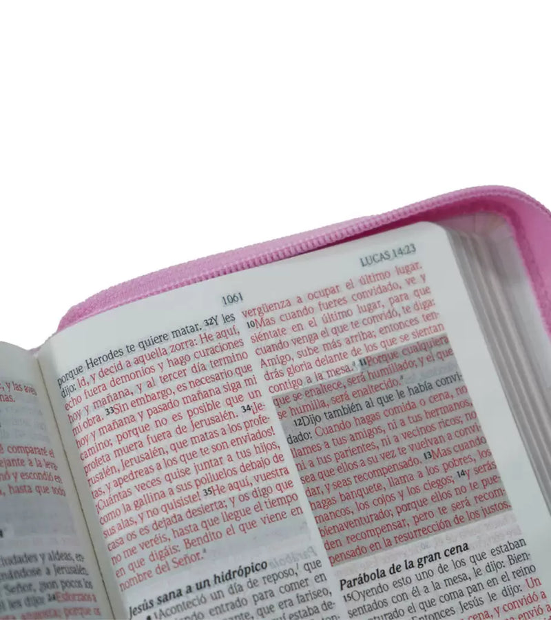 Cargue la imagen en el visor de la galería, Biblia de Promesas para mujeres RVR 1960, cierre zíper, i/piel floral
