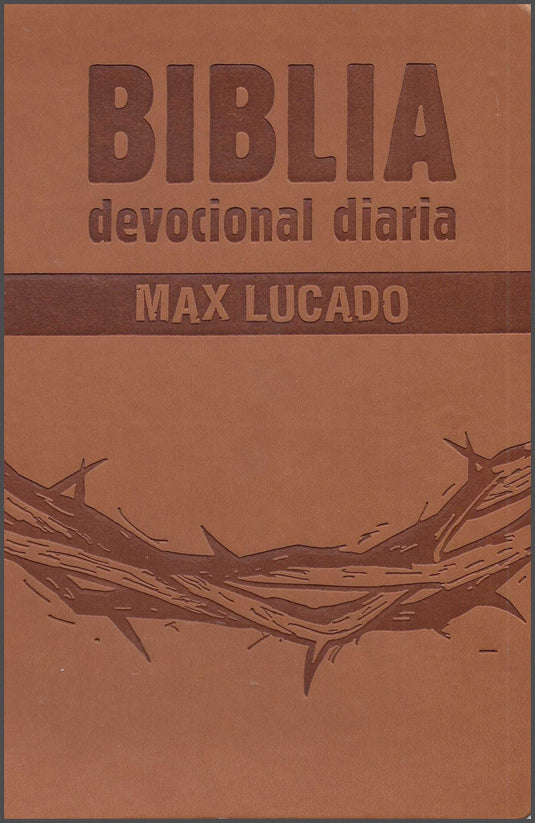 Biblia Devocional Diaria Max Lucado RVR 1960, café