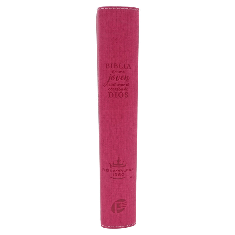 Cargue la imagen en el visor de la galería, Biblia de una Joven Conforme al Corazón de Dios RVR 1960, lujo floral
