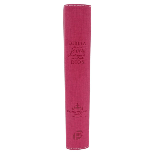 Biblia de una Joven Conforme al Corazón de Dios RVR 1960, lujo floral