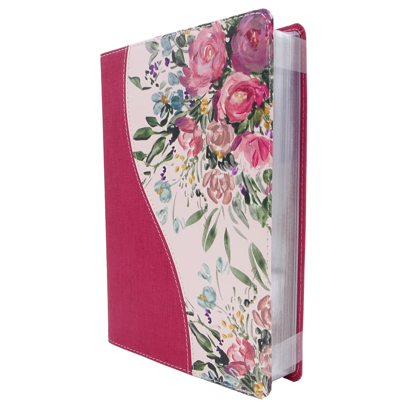 Cargue la imagen en el visor de la galería, Biblia de una Joven Conforme al Corazón de Dios RVR 1960, lujo floral
