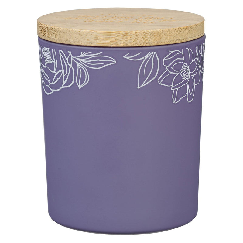 Cargue la imagen en el visor de la galería, Vela aromática en vaso de vidrio "No Fear" – Salmo 118:6

