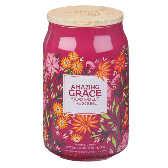 Vela Aromática en Vaso de Vidrio "Amazing Grace"