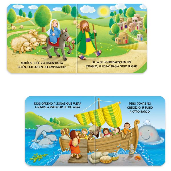 Cargue la imagen en el visor de la galería, Historias Bíblicas 6 libritos acartonados
