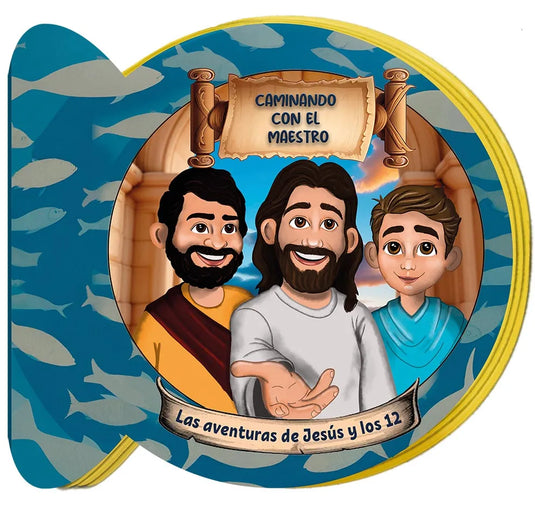 Caminando con el Maestro- Las aventuras de Jesús y los 12- Libro de foami