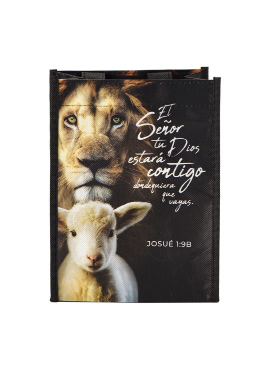 Bolsa de tela pequeña "El Señor tu Dios estará contigo" Josué 1:9B