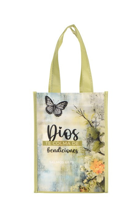 Cargue la imagen en el visor de la galería, Bolsa de tela pequeña &quot;Dios te colma de bendiciones&quot; Samos 68:19
