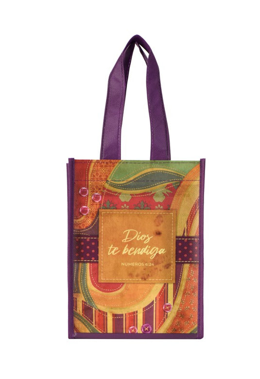 Bolsa de tela pequeña "Dios te bendiga" Números 6:24