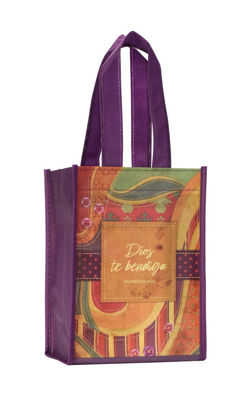 Cargue la imagen en el visor de la galería, Bolsa de tela pequeña &quot;Dios te bendiga&quot; Números 6:24
