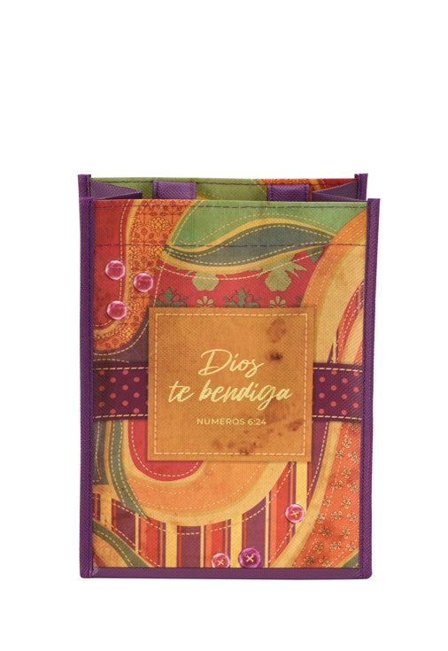 Cargue la imagen en el visor de la galería, Bolsa de tela pequeña &quot;Dios te bendiga&quot; Números 6:24
