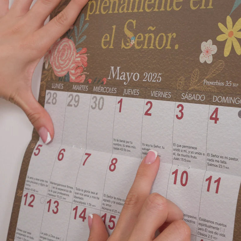 Cargue la imagen en el visor de la galería, Calendario de pared 2025 - Bendiciones
