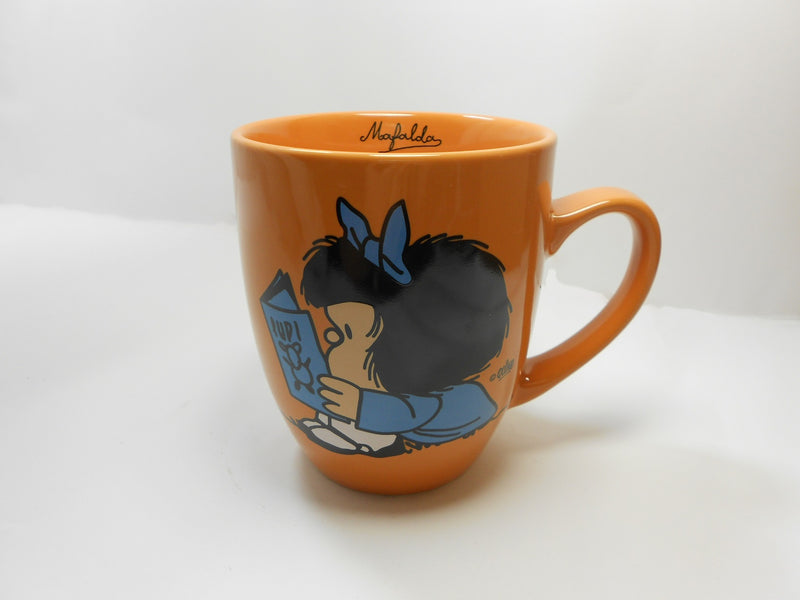 Cargue la imagen en el visor de la galería, Taza Mafalda Naranja
