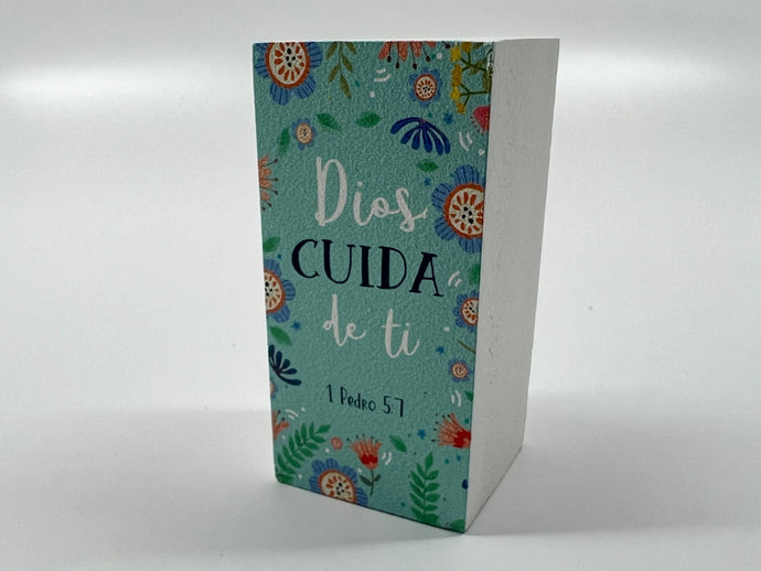 Mini bloque Dios cuida de ti
