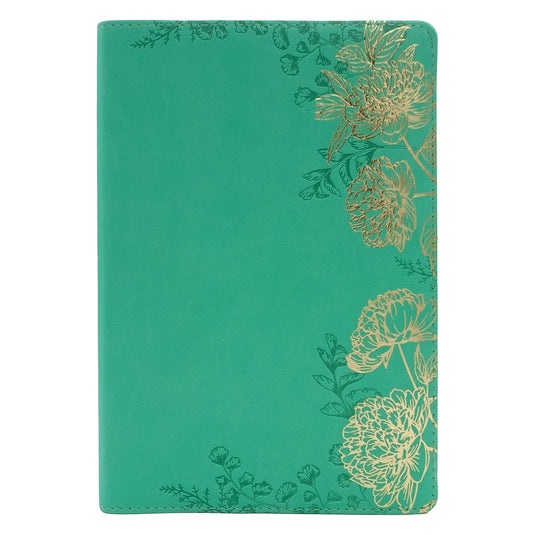 Biblia de una Joven Conforme al Corazón de Dios RVR 1960, imitación piel verde