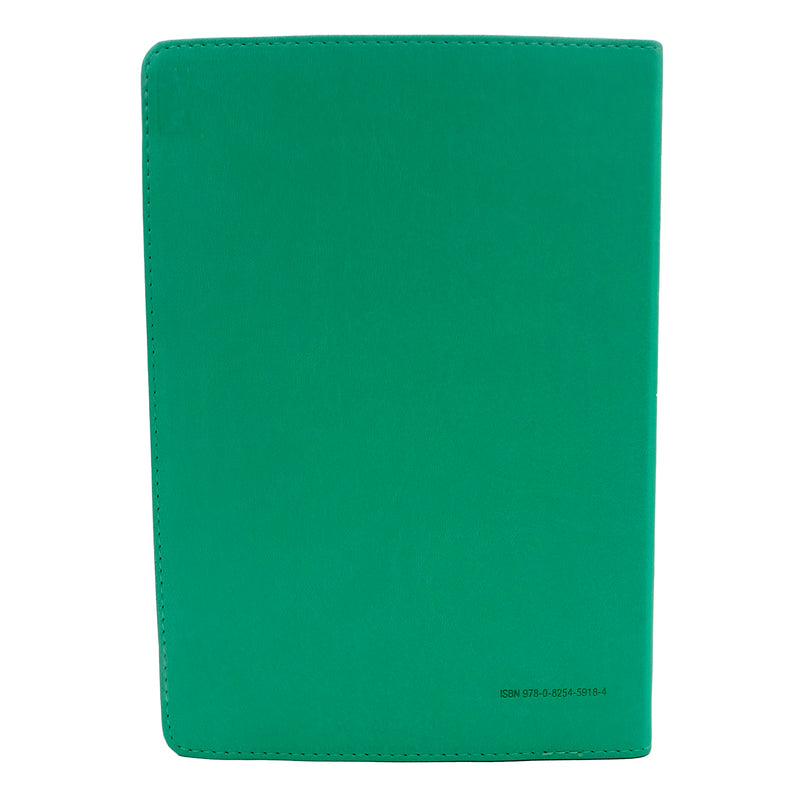 Cargue la imagen en el visor de la galería, Biblia de una Joven Conforme al Corazón de Dios RVR 1960, imitación piel verde

