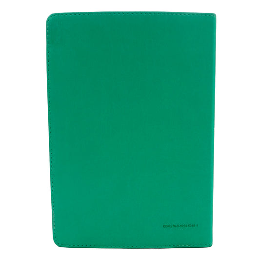 Biblia de una Joven Conforme al Corazón de Dios RVR 1960, imitación piel verde