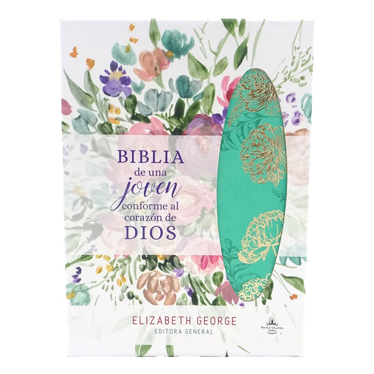 Biblia de una Joven Conforme al Corazón de Dios RVR 1960, imitación piel verde