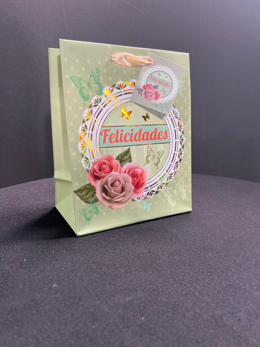 Bolsa para regalo pequeña "Felicidades"