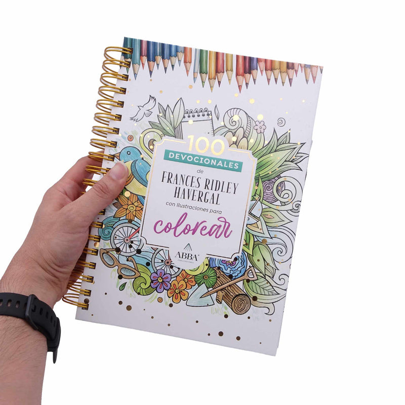 Cargue la imagen en el visor de la galería, 100 devocionales para colorear: Frances Ridley Havergal
