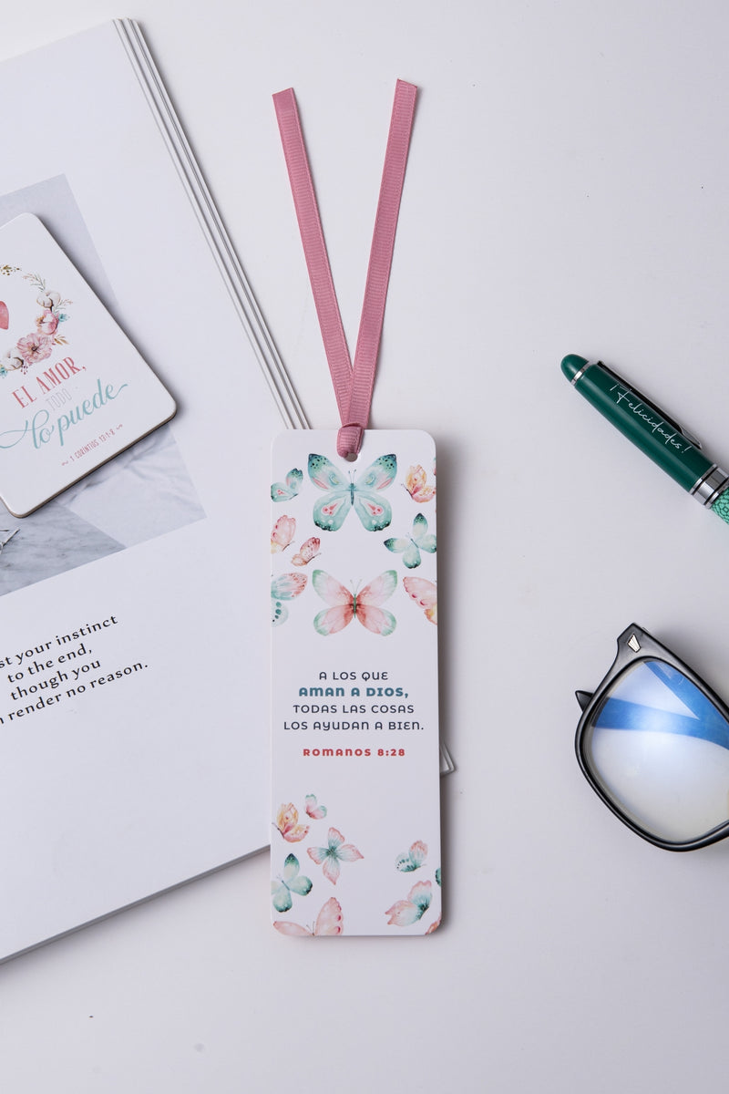 Cargue la imagen en el visor de la galería, Separador de Libro con Cinta – A los que aman a Dios
