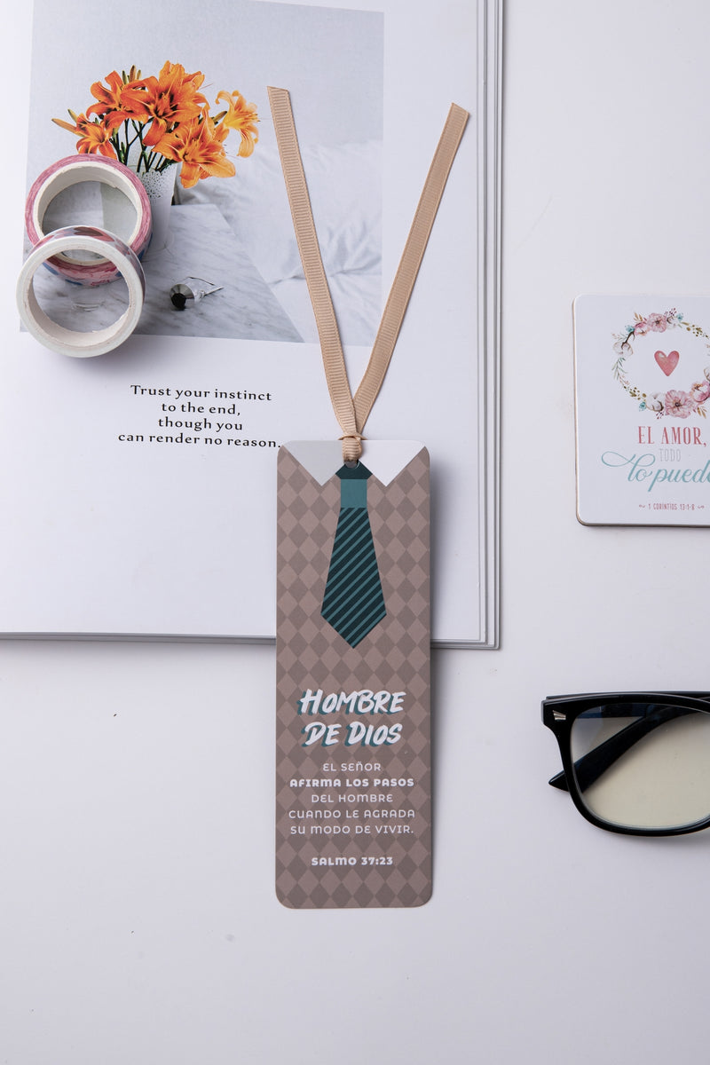 Cargue la imagen en el visor de la galería, Separador de Libro con Cinta – Hombre de Dios
