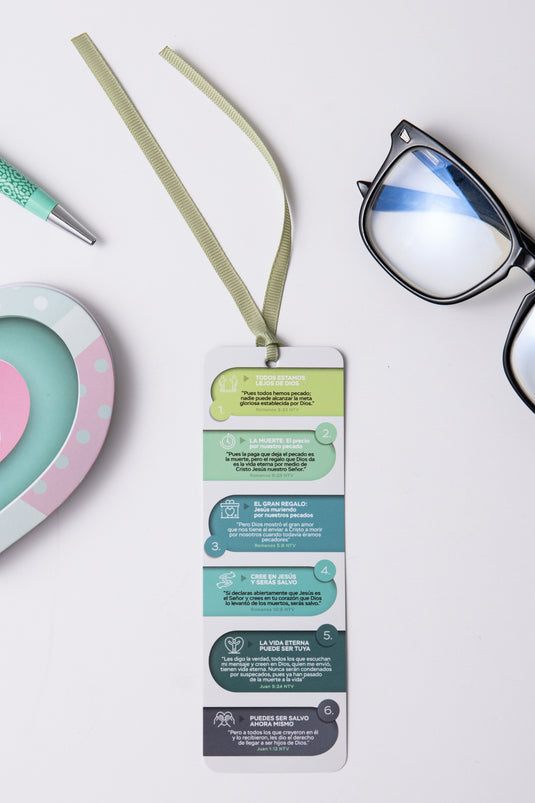 Separador de Libro con Cinta – Plan de salvación