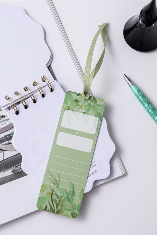 Separador de Libro con Cinta – Echen sobre él toda la ansiedad