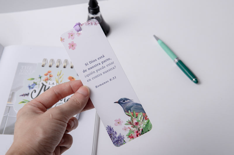 Cargue la imagen en el visor de la galería, Separador de Libro con Cinta – Si Dios está de nuestra parte
