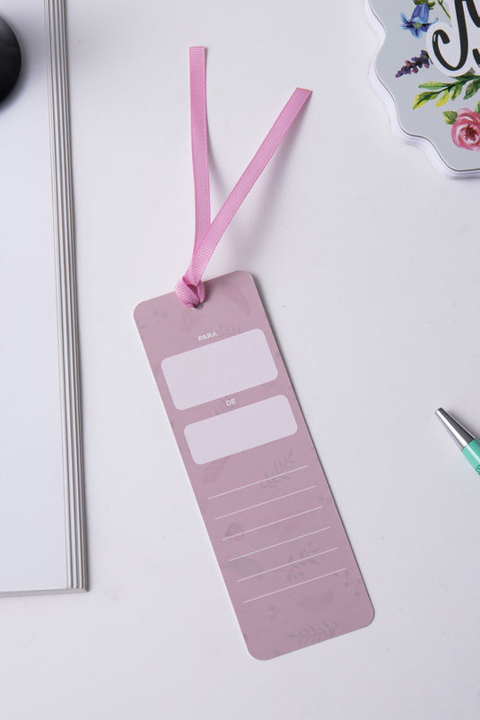 Separador de Libro con Cinta – “Estarás Seguro”