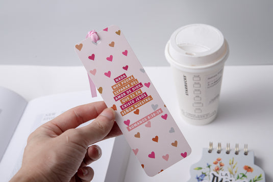 Separador de Libro con Cinta – Nada nos podrá separar