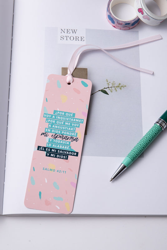 Separador de Libro con Cinta – ¿Por qué voy a inquietarme?