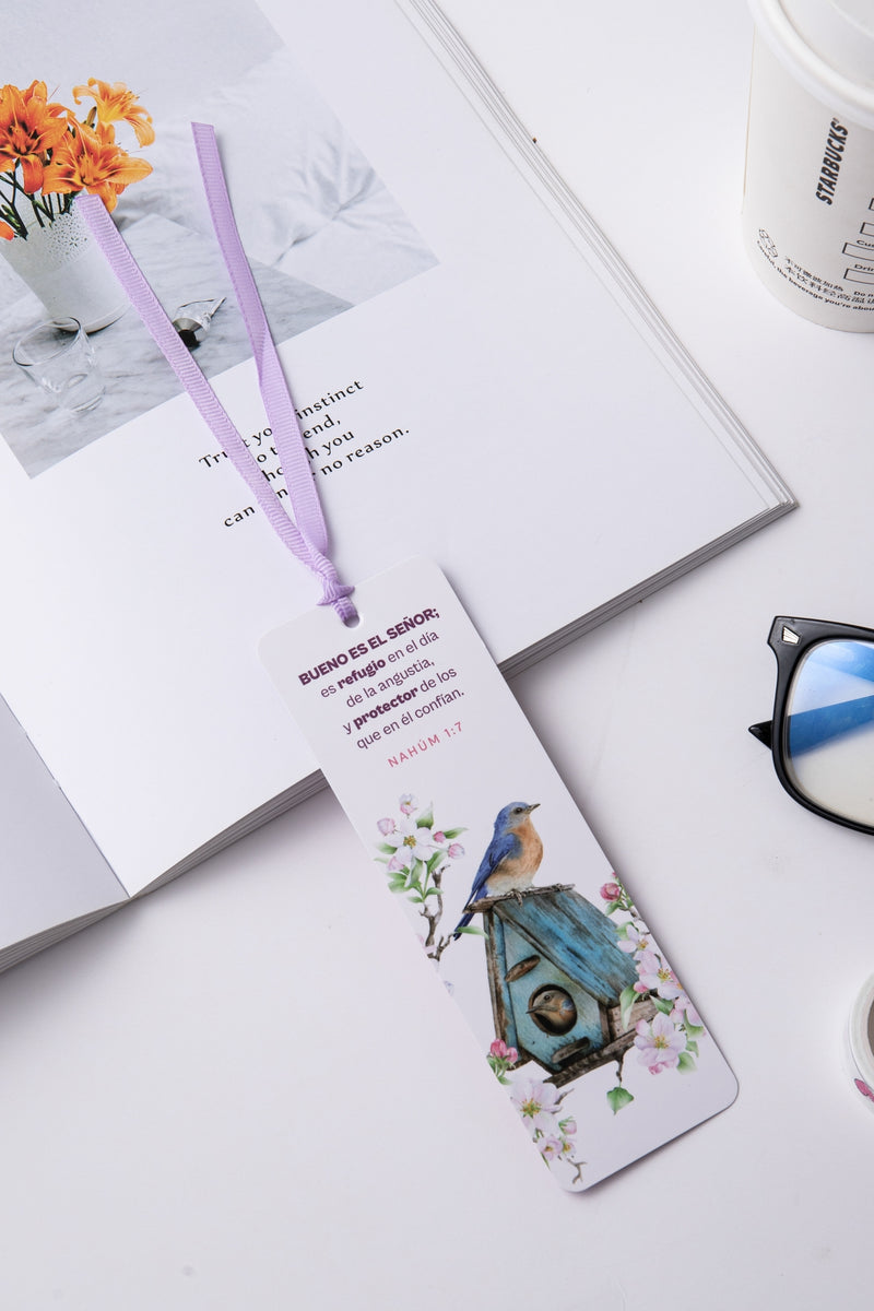 Cargue la imagen en el visor de la galería, Separador de Libro con Cinta – “Bueno es el Señor”
