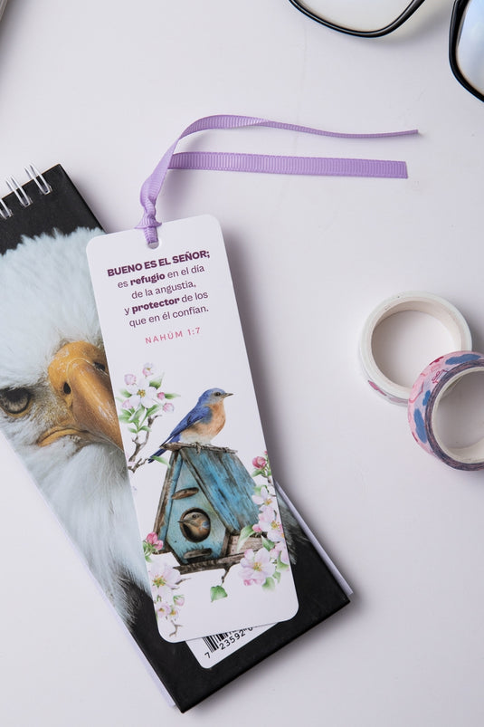 Separador de Libro con Cinta – “Bueno es el Señor”