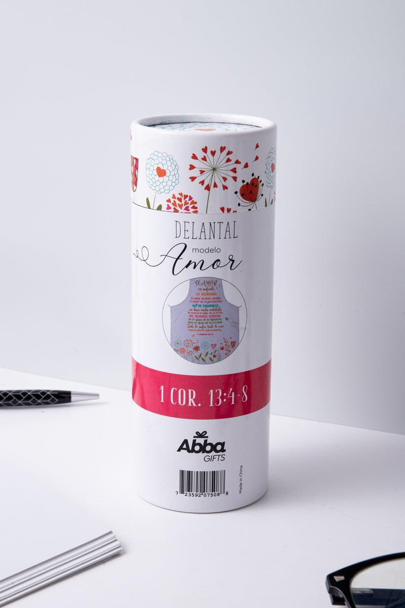 Cargue la imagen en el visor de la galería, Delantal de algodón El amor
