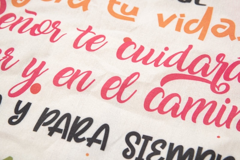 Cargue la imagen en el visor de la galería, Delantal de algodón El Señor te protegerá
