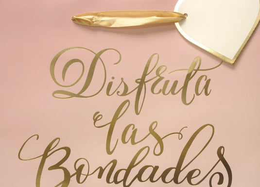 Bolsa de regalo grande Disfruta Las Bondades De Dios