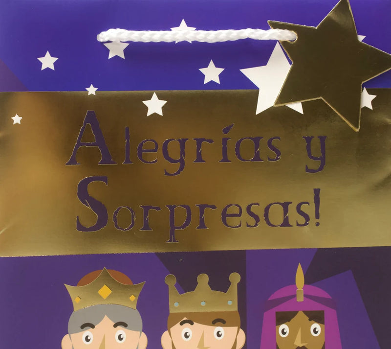 Cargue la imagen en el visor de la galería, Bolsa de regalo mediana Alegrías y Sorpresas

