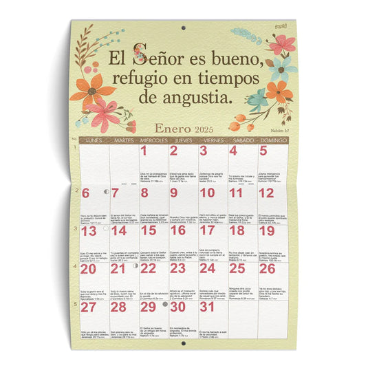 Calendario de pared 2025 - Bendiciones