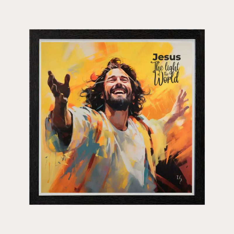 Cargue la imagen en el visor de la galería, Cuadro interactivo "Jesus the light of the world"

