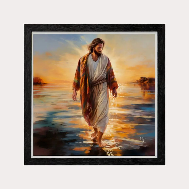 Cargue la imagen en el visor de la galería, Cuadro interactivo "Jesús serenidad"
