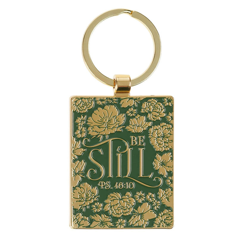 Cargue la imagen en el visor de la galería, Llavero Metálico "Be Still" – Salmo 46:10
