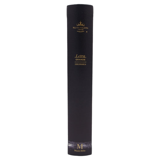 Biblia RVR 1960, Tamaño Manual, Letra Grande, tapa dura con elástico León