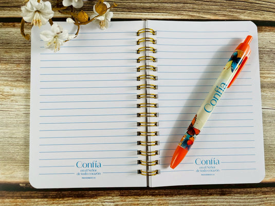 Set de Libreta con lapicero- Confía