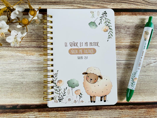 Set de Libreta con lapicero- El Señor es mi pastor