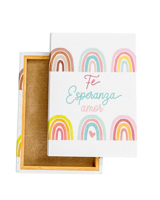 Cuadro pequeño– Fe, Esperanza, Amor