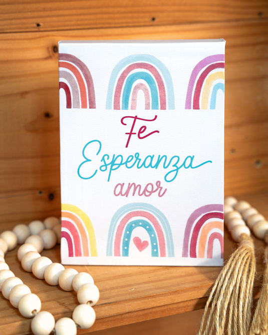 Cuadro pequeño– Fe, Esperanza, Amor